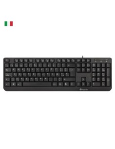 NGS FunkyV3, QWERTY, IT teclado USB Italiano Negro