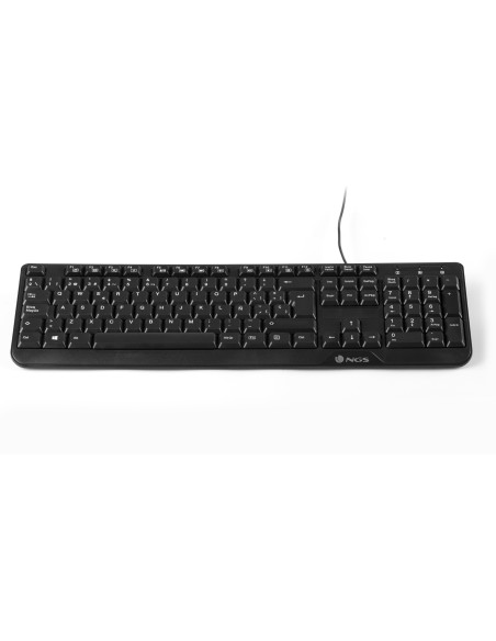 NGS FunkyV3, QWERTY, IT teclado USB Italiano Negro