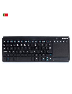 NGS TV Warrior, QWERTY, PT teclado RF inalámbrico Portugués Negro