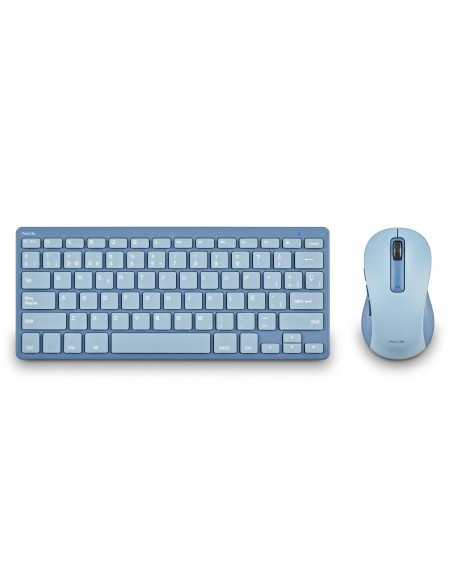 NGS FANTASY (QUERTY, ES) teclado Ratón incluido Universal RF Wireless + Bluetooth QWERTY Español Azul