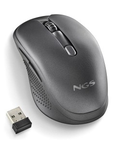 RATON NGS INALAMBRICO LASER EVOPEEP BLACK RECARGABLE MULTIMODO NEGRO USB-A