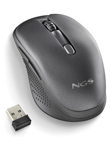 RATON NGS INALAMBRICO LASER EVOPEEP BLACK RECARGABLE MULTIMODO NEGRO USB-A