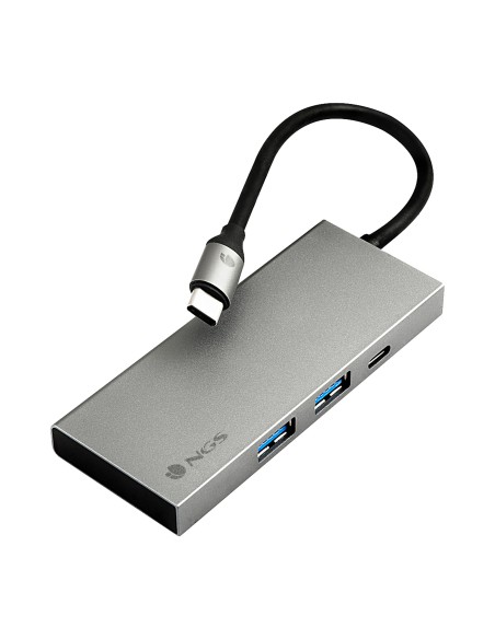 NGS Adaptador Multipuerto USB C Ultraligero 3.0 PD