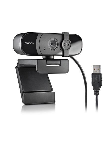 CAMARA WEBCAM  NGS  PC FHD 1920 X 1080 CONEXION 2.0 USB  MICROFONO INCORPORADO