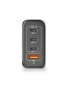 NGS CARGADOR ULTRARAPIDO140W 4 PUERTOS 3USB-C 1 US