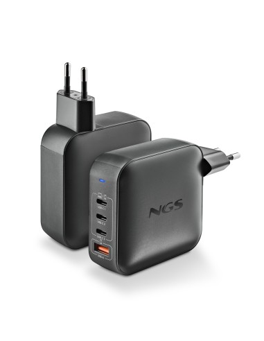 NGS CARGADOR ULTRARAPIDO165W 4 PUERTOS 3USB-C 1 US