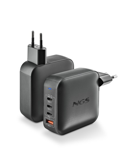 NGS CARGADOR ULTRARAPIDO165W 4 PUERTOS 3USB-C 1 US