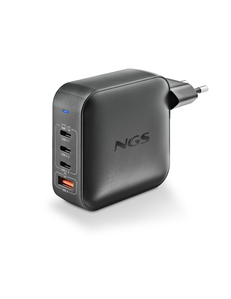 NGS CARGADOR ULTRARAPIDO165W 4 PUERTOS 3USB-C 1 US