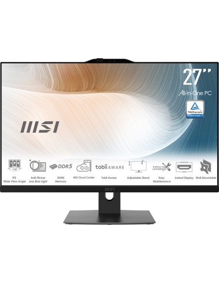 MSI AM272P-1096ES i7-150U 16GB 500 W11H 27" Negro