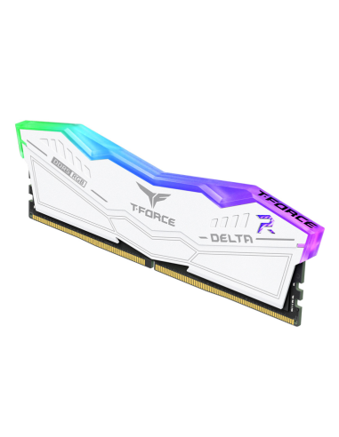 DDR5 TEAMGROUP T-FORCE DELTA RGB 8GB X2 6000 BLANCO LED