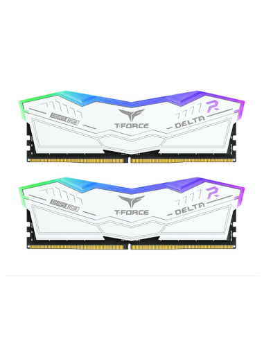 DDR5 TEAMGROUP T-FORCE DELTA RGB 16GB X2 6400 BLANCO