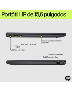 PORTATIL HP15-fd0360ns i5-1334U 8GB 512GB 15,6"FHD W11H BLUE