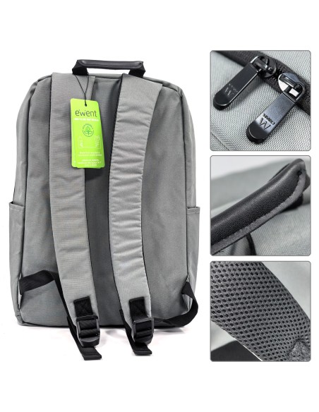 EWENT EW2538 Mochila 16.1" Urban Bussines Gris