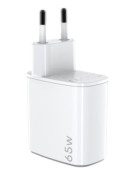 Celly Cargador Gan 1Usb 2Usb-C 65w WH