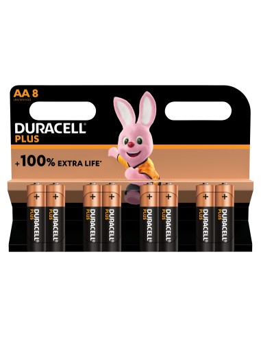 Duracell Plus Power Pila Alcalina AA LR6 Blister*8