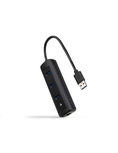 Nanocable Conversor USB 3.0 Ethernet + 3xUSB 3.0