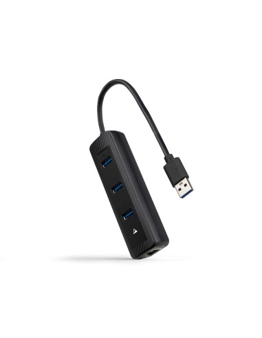 Nanocable Conversor USB 3.0 Ethernet + 3xUSB 3.0