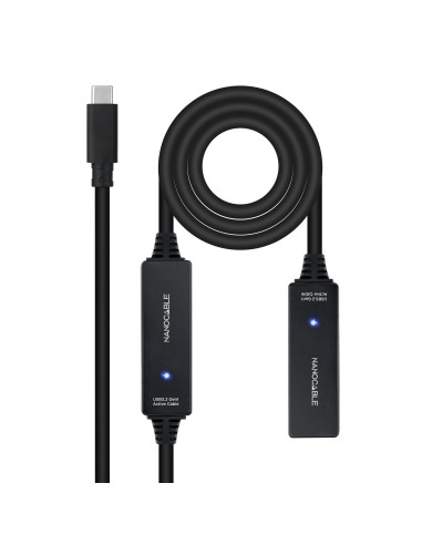 Nanocable Cable USB 3.2 amplif. C M-C H 10 m