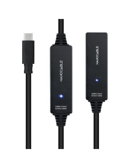 Nanocable Cable USB 3.2 amplif. C M-C H 10 m