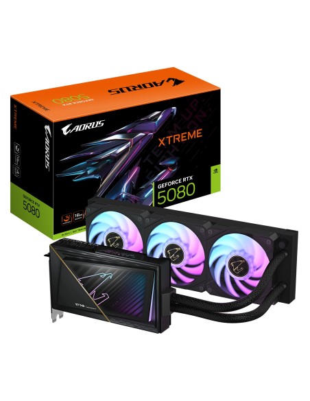 TARJETA GRAFICA GAMING GIGABYTE 5080 RTX AORUS 16GB GDDR7