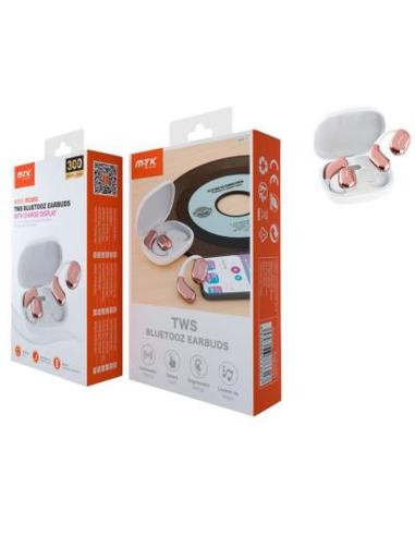 MTK AURICULARES BLUETOOTH 5.3 BOXER TC3253 BLANCO
