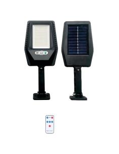 LUMINARIA PROYECTOR LED SOLAR 20W C/SENSOR IP67 C/MANDO B. FRIO