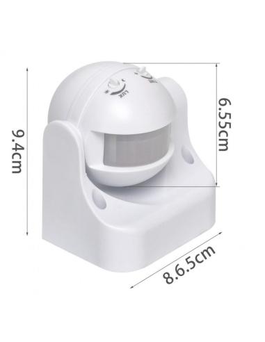 SENSOR SUPERFICIE INFRARROJO DE MOVIMIENTO IP44