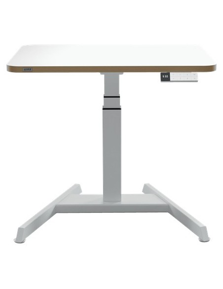 LEITZ MESA ESCRITORIO ERGO COMPACTO ELECTRICO BLANCOregulable en altura electricamente   tablero 80x60