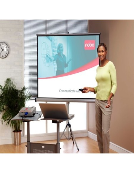 NOBO PANTALLA PROYECCION TRIPODE 2000X1513 mm MATE 4 3