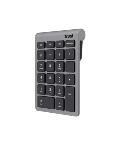 TRUST TECLADO NUMERICO XALAS USB PLATA