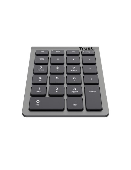 TRUST TECLADO NUMERICO XALAS USB PLATA