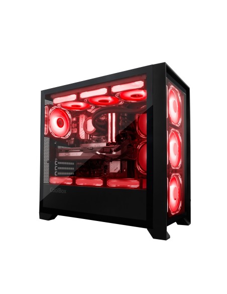 Coolbox Caja Gaming ATX Ge-2000 DualView S Fte