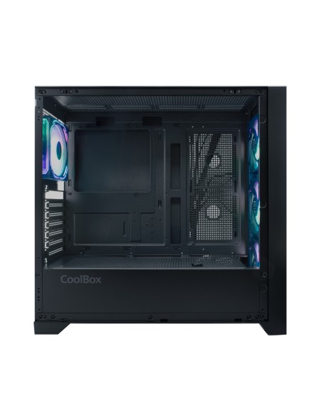 Coolbox Caja Gaming ATX Ge-2000 DualView S Fte