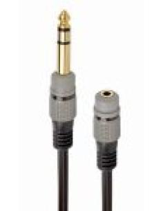 GEMBIRD ADAPTADOR CABLE DE AUDIO, 6.35 MM A 3.5 MM, 0,2 M