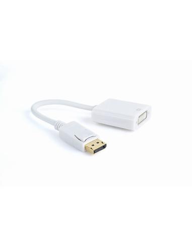 GEMBIRD ADAPTADOR DISPLAYPORT MACHO A DVI HEMBRA 10CM BLANCO