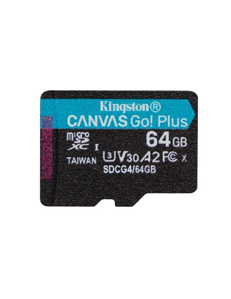 Kingston microSD Canvas Go! Plus 4 64GB 200 MB-s