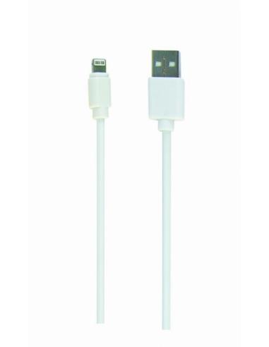 GEMBIRD CABLE USB A LIGHTNING 2M BLANCO
