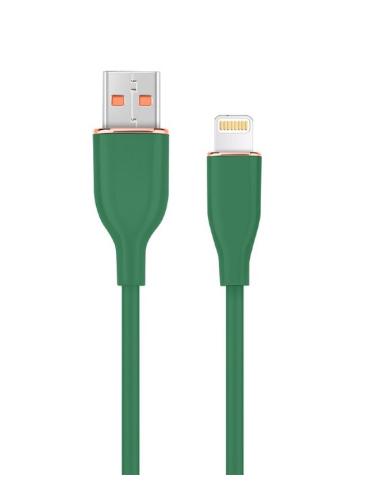GEMBIRD CABLE USB A LIGHTNING 1,5M VERDE SILICONA