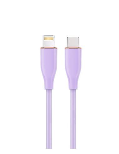 GEMBIRD CABLE USB-C A LIGHTNING 1,5M VIOLETA SILICONA