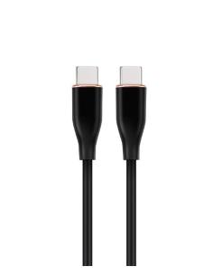 GEMBIRD CABLE USB-C A USB-C 1,5M NEGRO SILICONA