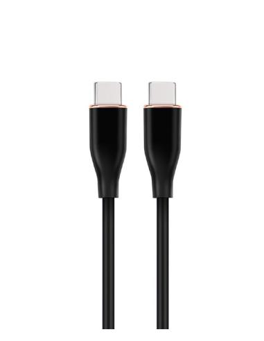 GEMBIRD CABLE USB-C A USB-C 1,5M NEGRO SILICONA