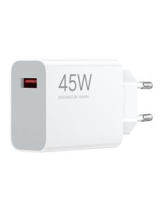 XIAOMI CARGADOR DE PARED 45W TURBO CHARGER USB-A BLANCO