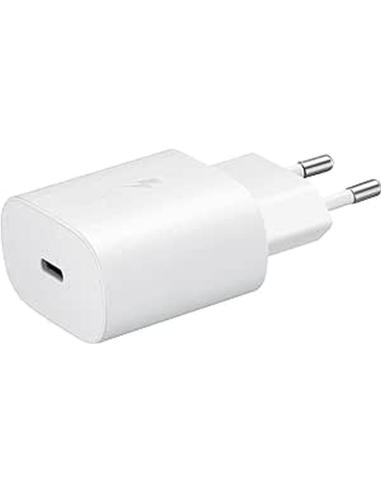 SAMSUNG CARGADOR USB-C 25W 3A BLANCO - CABLE NO INCLUIDOSIN CAJA