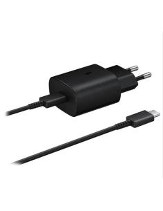 SAMSUNG CARGADOR USB-C 3A NEGRO MAXIMO 25W - BULK SIN CAJA