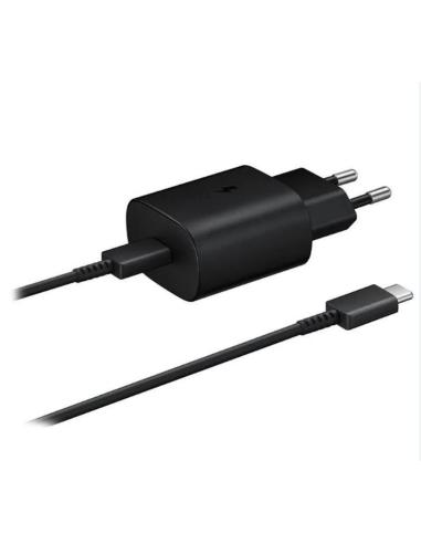 SAMSUNG CARGADOR USB-C 3A NEGRO MAXIMO 25W - BULK SIN CAJA