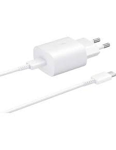 SAMSUNG CARGADOR USB-C 3A BLANCO MAXIMO 25W - BULK SIN CAJA