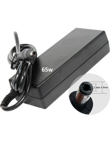 CARGADOR PARA PORTÁTIL ACER / ASUS / TOSHIBA 65W 19V 3.42A 5.5 MM X 2.5 MM / 3452