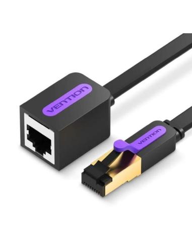 VENTION ALARGADOR RJ45 CAT7/ 2M/ NEGRO