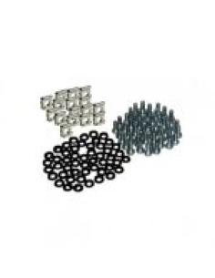 LAPARA GRUPO FIJACIÓN TORNILLO, TUERCA ENJAULADA Y ARANDELA RACK 19 KIT 50 UNDS