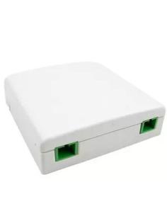 LAPARA ROSETA FIBRA OPTICA FTTH VACIA 1xSC SIMPLE / LC DUPLEX